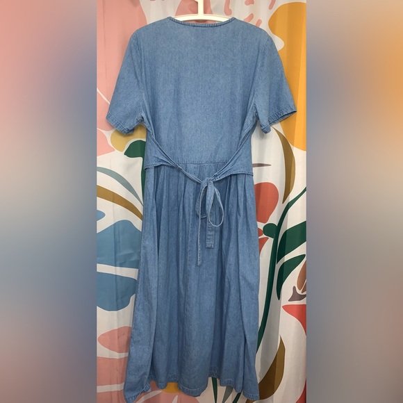 Vintage denim dress - Picture 3 of 5